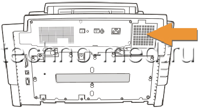 Воздушный фильтр блока питания (Power Supply Air Inlet) для медицинских принтеров AGFA DRYSTAR 5302