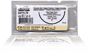 КЕТГУТ ХРОМИРОВАННЫЙ Atramat Chromic Gut