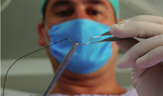 Использование хирургического нейлона (полиамида)